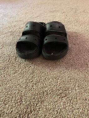 Black Slide Sandals
